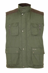Champion Mens Exmoor Country Clothing Padded BodyWarmer Olive XL